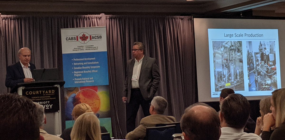 CABSACSB's tweet photo. Afternoon sessions have begun! Great talks from Patrick Condreay ( ABSA International),  Douglas Kube &amp; Doug McNeil ( Sanofi) and Joanna Spinato (Public Health Ontario) #cbs2019 🇨🇦☣️ https://t.co/MYg05TNPI0