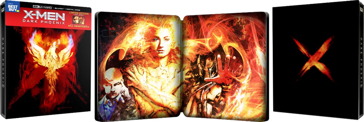 GameOnMom's tweet photo. If you loved Dark Phoenix, you're going to love it even more with Best Buy's super cool, collectible, and EXCLUSIVE packaging.  It's available now, so head over to Best Buy to grab your copy! @XMenMovies @BestBuy #ad https://t.co/Ay8xSBfH07 https://t.co/PG1clSpazN