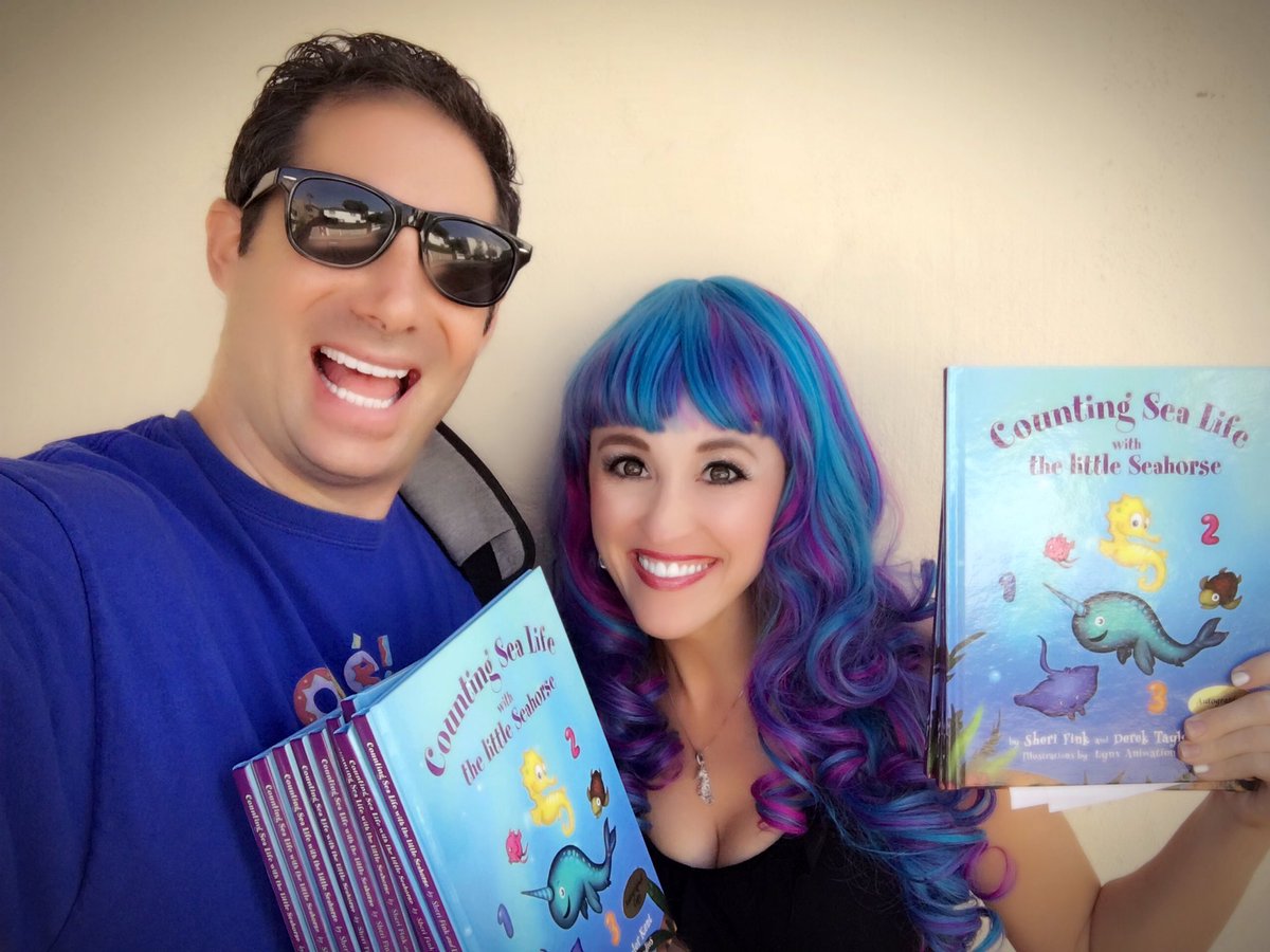 Sheri_Fink's tweet photo. #WOW … That moment when you realize that your #book is suddenly 2 years old. 🐠 2 years ago today @DerekTaylorKent and @Sheri_Fink debuted their first co-authored book, #CountingSeaLife with the Little #Seahorse. Looking forward to #writing more #magical #books! 💙 #bookbirthday https://t.co/AWRcaGnG96