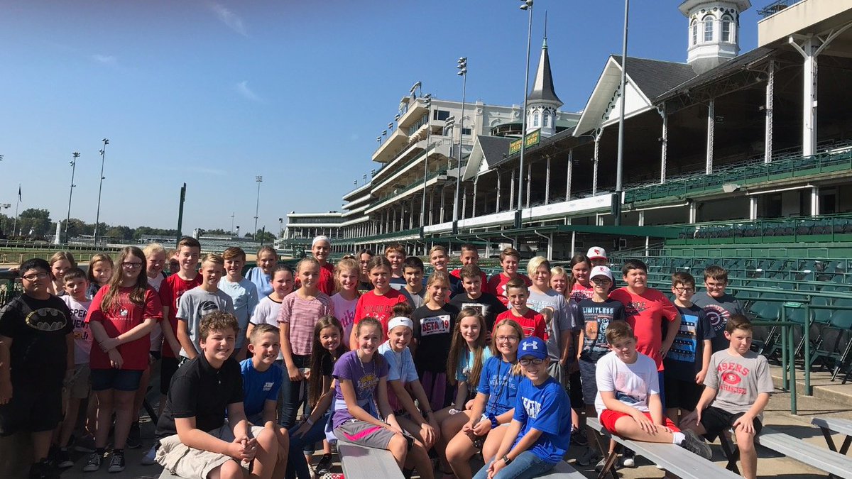 TC_Schools_KY's tweet photo. TCMS 6th Grade Cardinal Academy students spent their day at the Kentucky Derby Museum!
#tcpride #cardinalacademy #tcms #driventosuccess https://t.co/qyaKIcJzQz