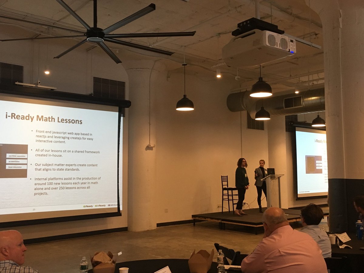 MassTLC's tweet photo. Our friends @CurriculumAssoc pitching their product for audience feedback at #TechandInno conference https://t.co/YgxQwGNcms