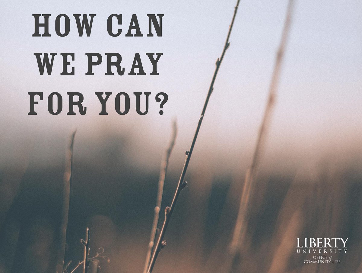 Comment your prayer requests! 🙏 #LetsPrayMonday #MondayMotivation #PrayersUp #LUCommunity #LibertyUniversity