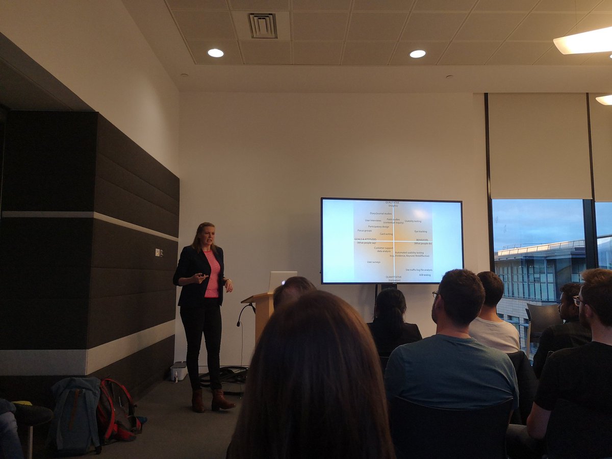 mode2meetup's tweet photo. Great tips on gathering insight from users from Hilde, head of product @Mallzee at #mode2 @hymansrobertson https://t.co/hvn52xk4HA