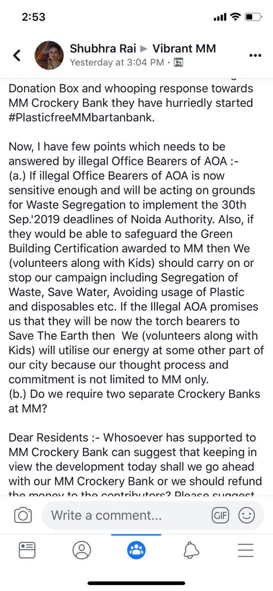 JyotiSingh431's tweet photo. Illegal AOA did nothing for 2yrs. Now does PHOTO OP &amp; prints in media 2 POLITICISE the noble cause of envmnt. Spends residents money w/o accountability Undermined the 7months efforts of residents &amp; kids See residents email #PlsOrderGBMinMahagunModerne @CeoNoida @noida_authority https://t.co/ZqpqqpcSJk