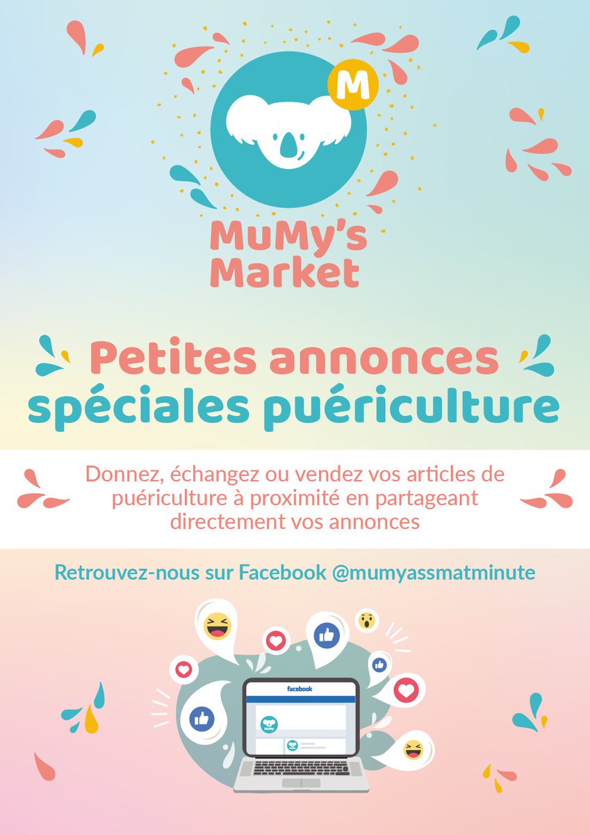 mumyassmatminut's tweet photo. ⚠️#DEV #donnez #echangez ou #vendez vos articles #puériculture d'#occasion en #Normandie sur #MuMysMarket 🤩
#ROUEN #LeHavre #LH  #Evreux #Dieppe #Caen
#petitesannonces #puericulture  #petiteenfance #enfance https://t.co/kwxHTKhYUP