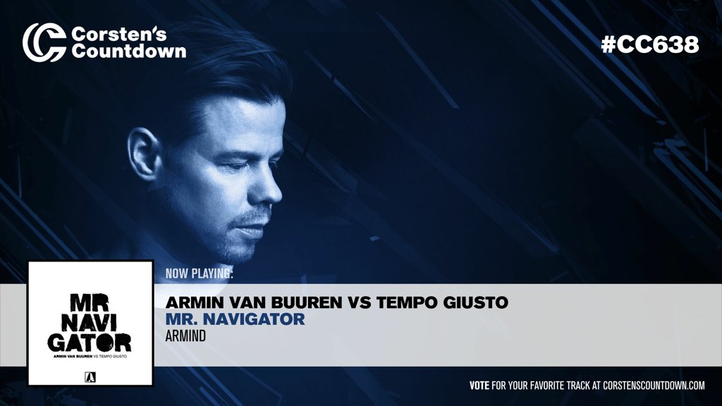 ResonationRadio's tweet photo. 05. Next one up; “Mr. Navigator”. And that’s a track from @ArminvanBuuren vs @TempoGiusto [Armind / @Armada] #CC638 https://t.co/CCia0TCt72 https://t.co/yBB6bE9ayE