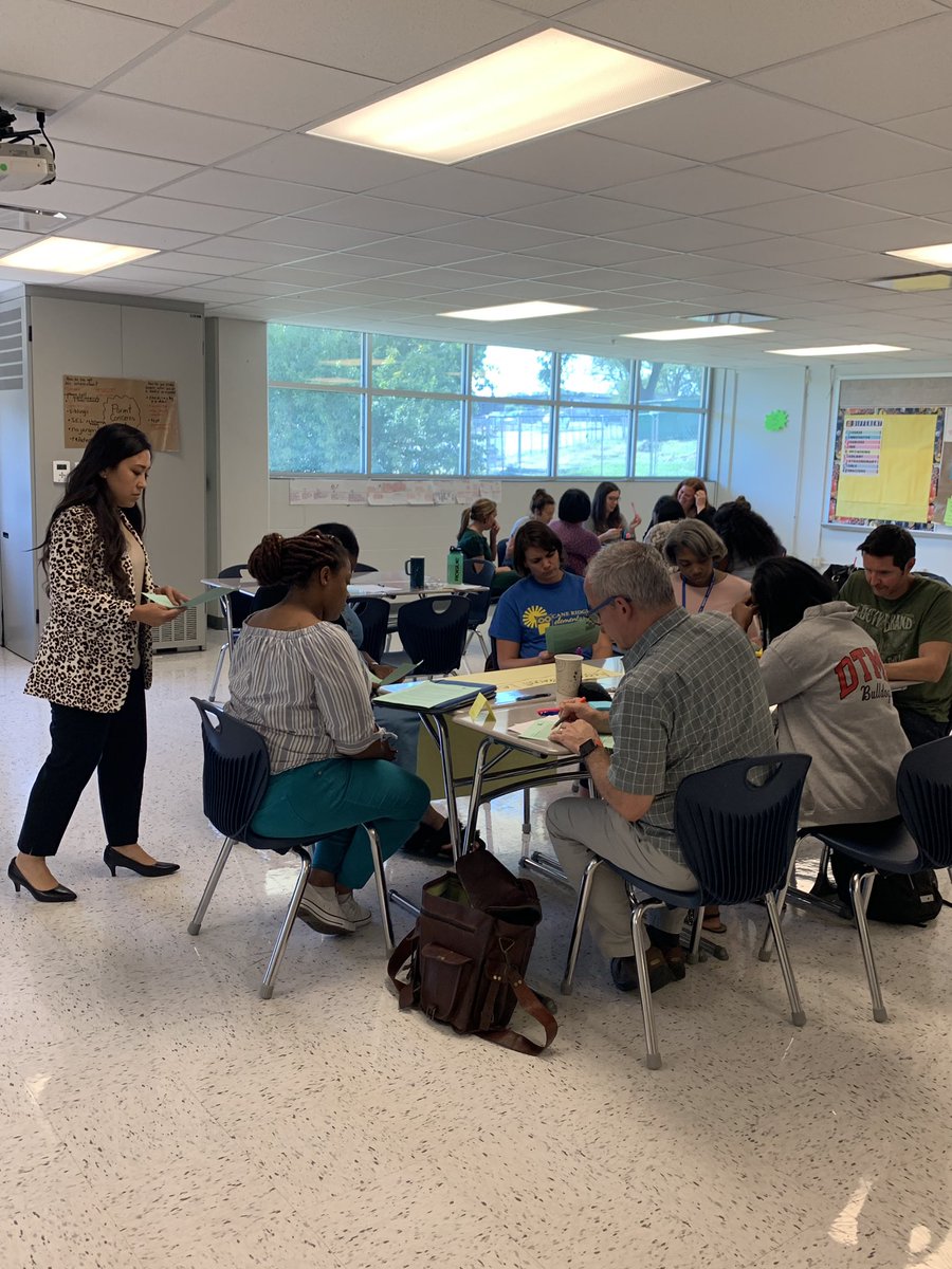 HodackTie's tweet photo. Aweseome Instructionally Appropriate IEP training!! Digging into data that informs instruction in present levels of educational performance!! Taking away the barrier... PLEP=current, relevant data! Teachers are rocking it! #IAIEP Great team work! @EERocks_MNPS @debbiemcadams72 https://t.co/VzcVk0ZL3H
