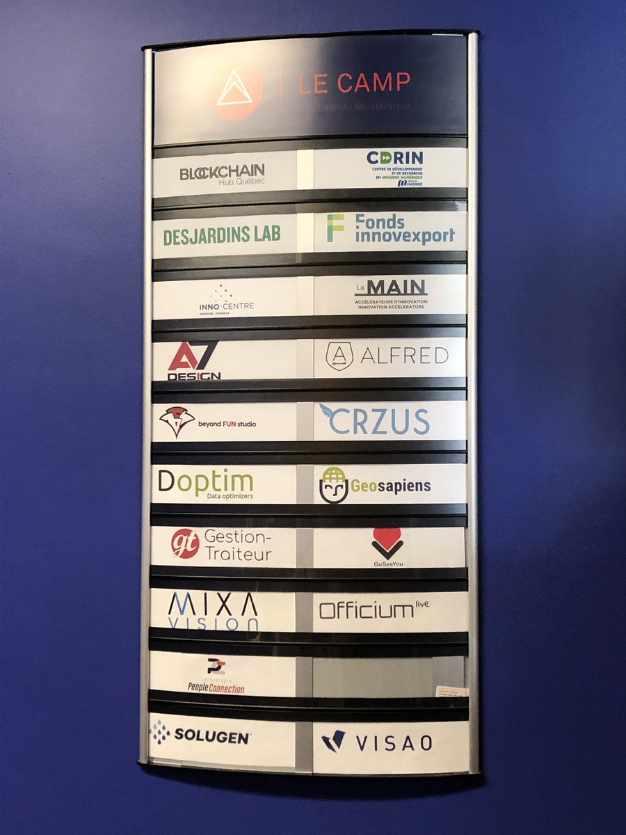 Digitaleague's tweet photo. [Export] Après un déjeuner passionnant avec le président de la  @CCIFCQuebec (Merci #JonathanDecherf 😊), découverte  de @lecampquebec, incubateur- accelerateur #techno 
#export #exportcanada #canada #tech #quebec https://t.co/UtJlIAZpyo