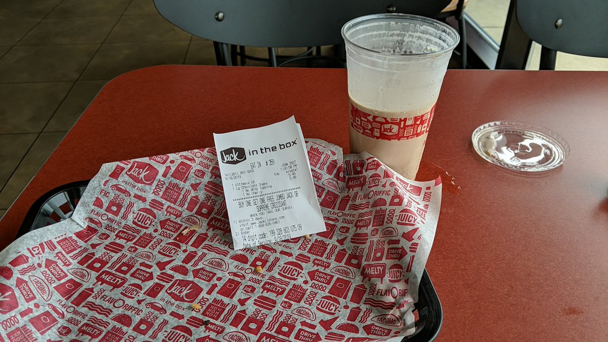 MikeArceneaux's tweet photo. Celebrating #NationalCheeseburgerDay with @JackBox and their #UltimateCheeseburger oh, can't forget the awesome milkshake made with #realicecream. https://t.co/sBoPhmqmRK