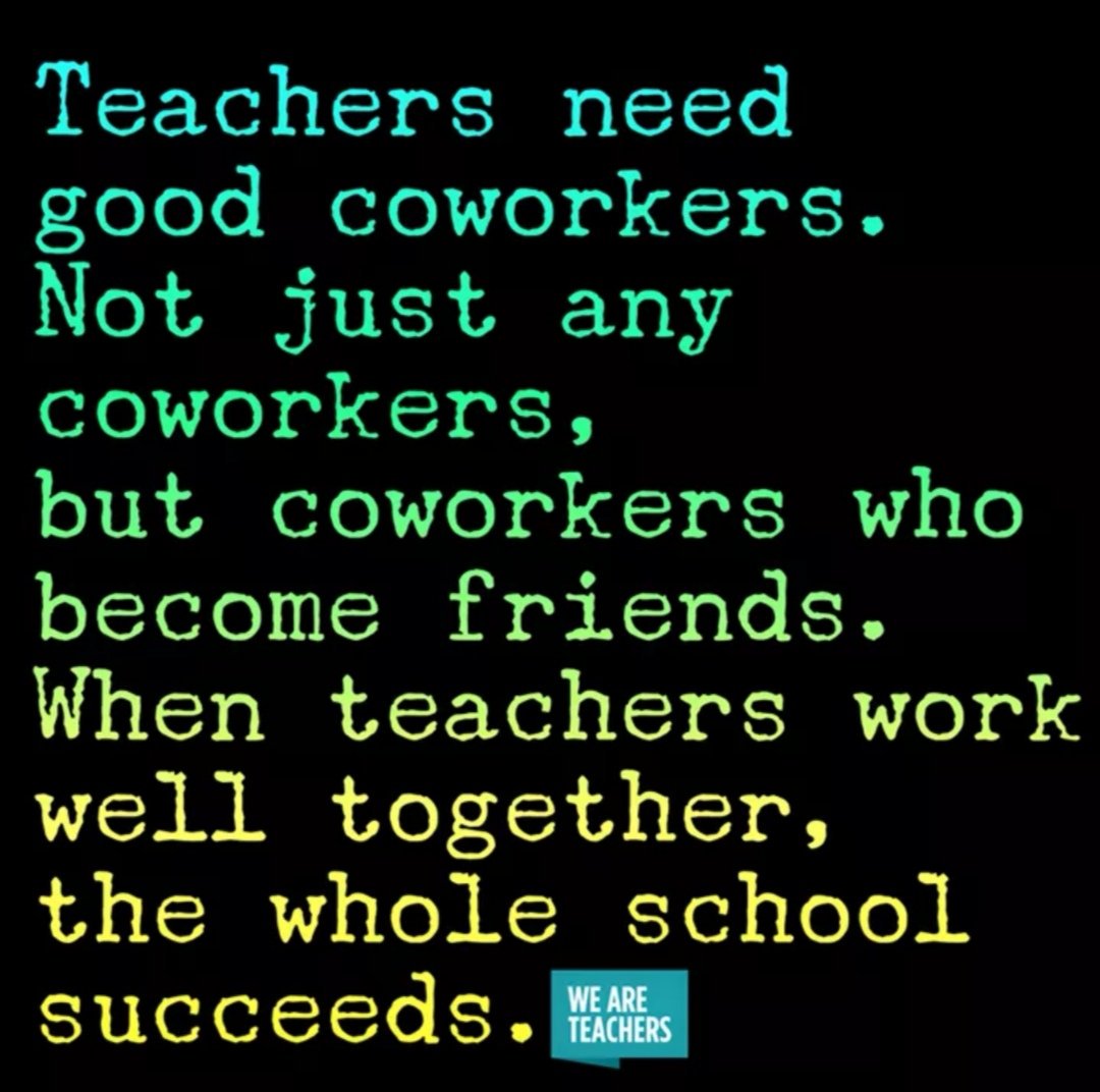 #teamwork #teachers #relationships #family