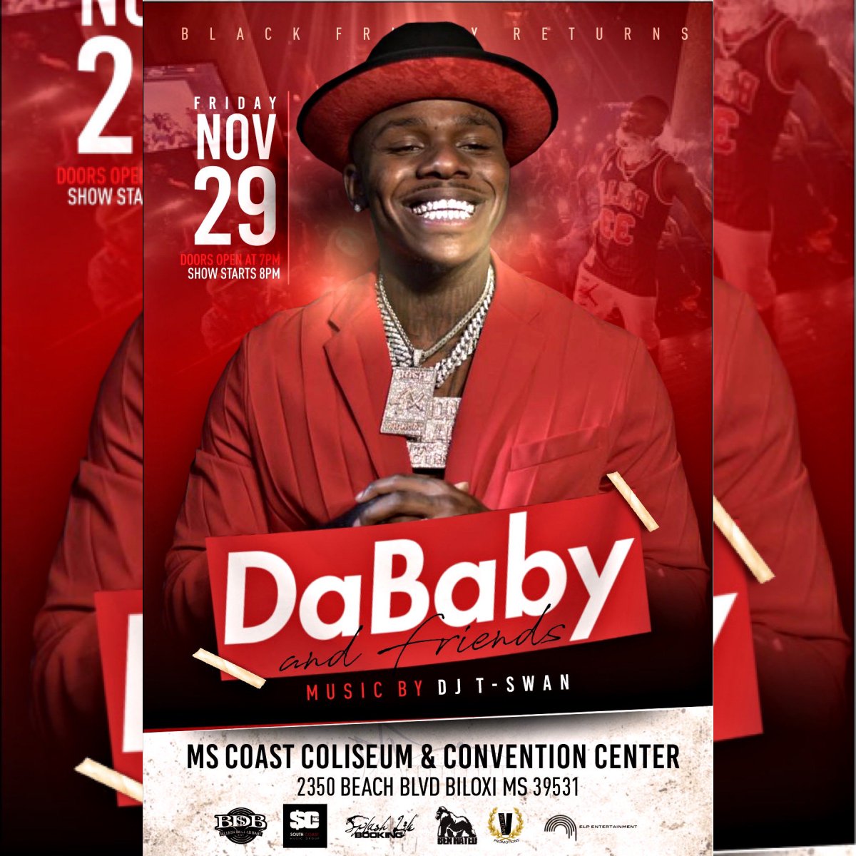JUST IN: <a href="/DABABY/">DaBABY 🇨🇦</a> co-headlining Black Friday Returns Featuring <a href="/yogotti/">Yo Gotti</a> &amp; Friends! More acts announced soon. Get your tickets TODAY at ticketmaster.com or our box office.