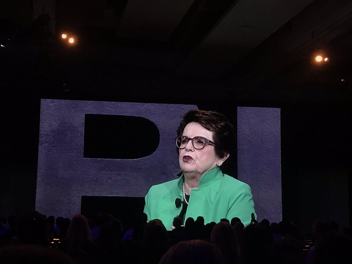 According2Ricki's tweet photo. People hire boys for #Potential and girls for #Performance 
~Billie Jean King

#ITB19 #BillieJeanKing https://t.co/0gnnDhq3rI