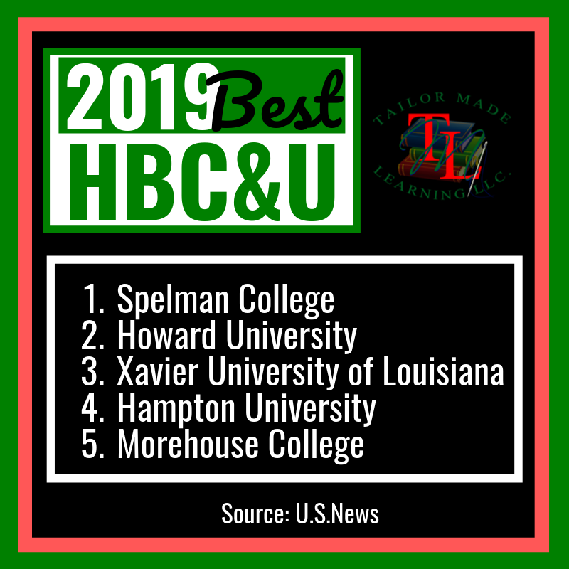 TMLearn's tweet photo. It's still HBC&amp;U Week! Check out the top 5 BEST HBC&amp;Us! https://t.co/JarYjkDkTa