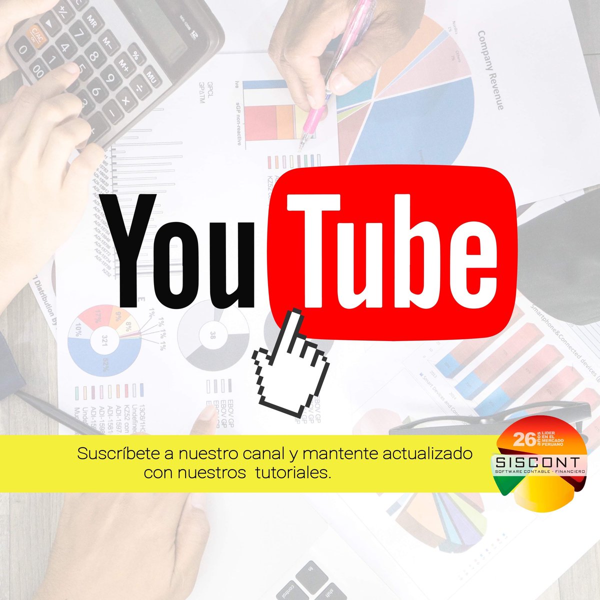 SiscontPeru's tweet photo. 🛎Suscríbete a nuestro canal y mantente actualizado con nuestros tutoriales.👨🏻‍💻📈

👉🏼 https://t.co/yVO82gCmnl 

#Siscont #SiscontMembresía #Contador #Sunat https://t.co/wqYuAKwuCr