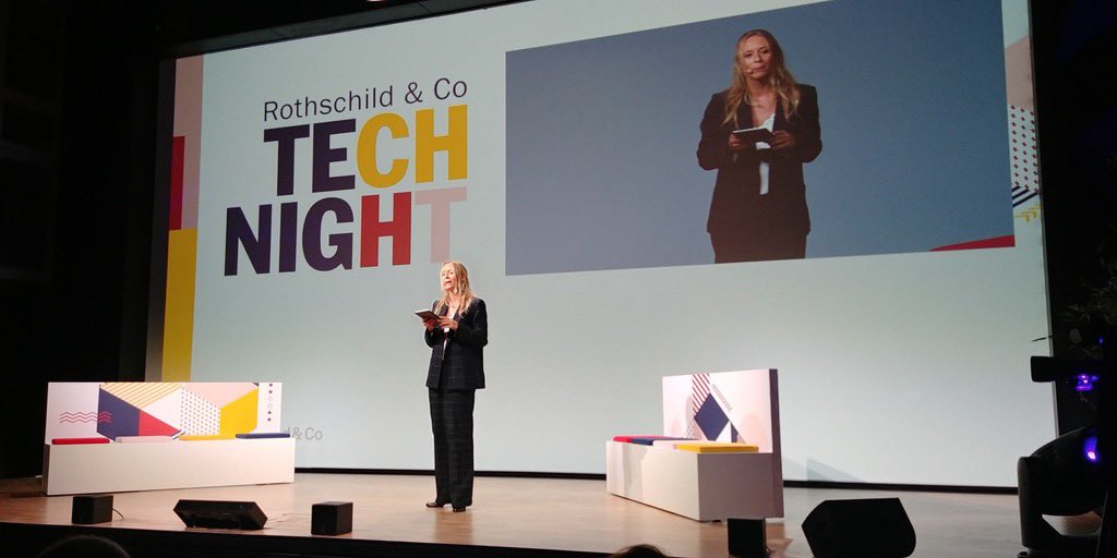 .brennus_a est à la #technight Rothschild and Co. Un événement inspirant, des intervenants inspirés... et une superbe opportunité pour nous.