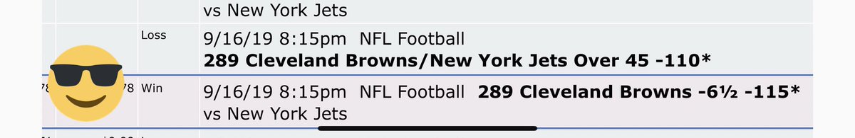 GoldDidIt's tweet photo. Wins &amp; Losses but our LOCK from Monday -6.5 Cle https://t.co/j98JQyyVQx