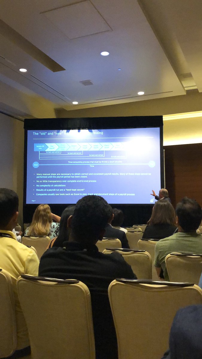 ImranSajidATL's tweet photo. Listening to one of the most genuine and smartest people in the #SAP #SuccessFactors #Payroll space Cal Castleberry from #EY talk about #PayrollControlCenter. Always learn something new from listening to Cal speak https://t.co/yTKVCmam4U