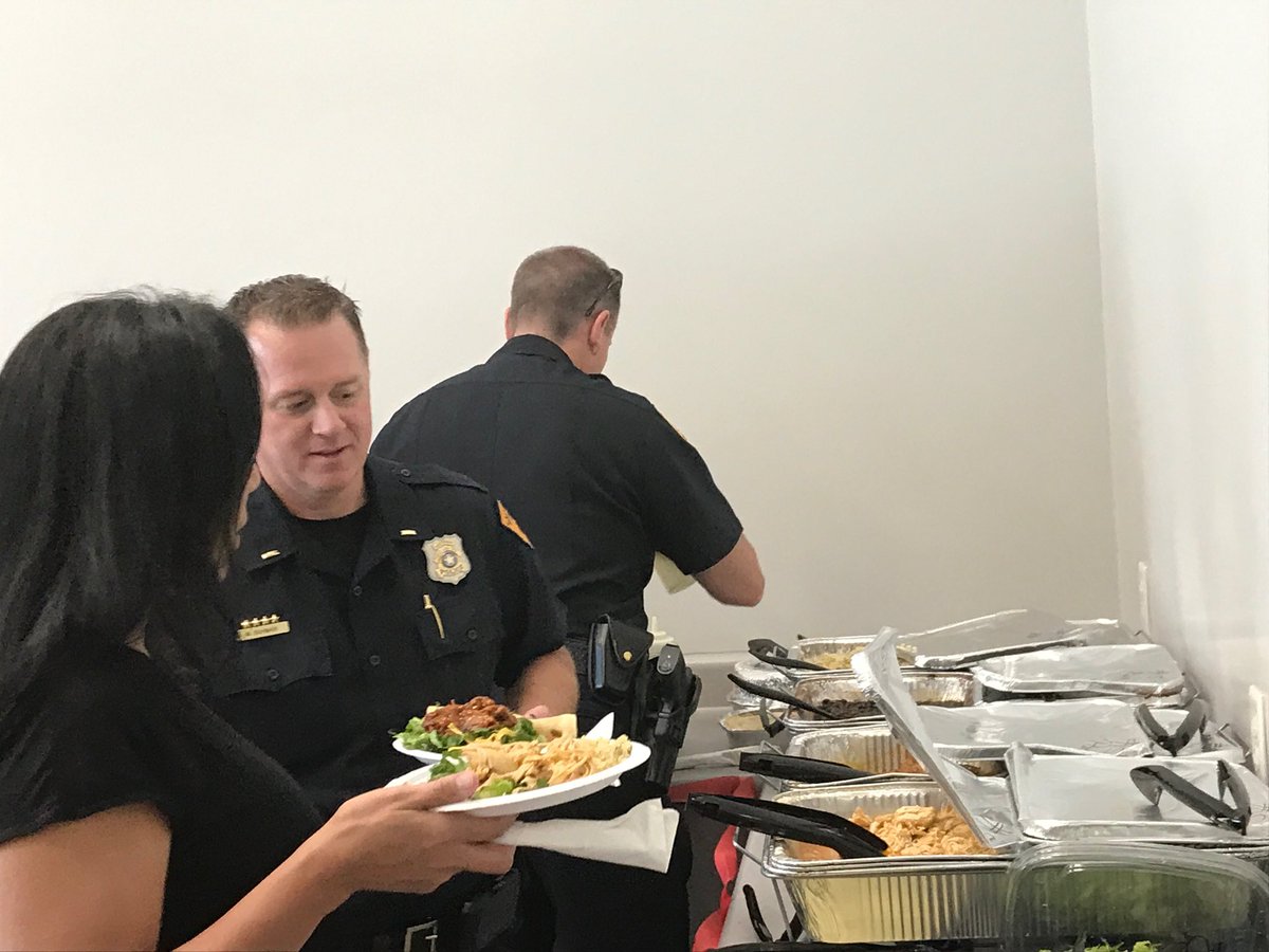 ChiefMikeBrown's tweet photo. I’m so proud of the work done by our Crime Lab and Evidence Unit. The command staff and I had lunch with them today in honor of #forensicscienceweek THANK YOU! #slcpdcleu @nfstc @SLCgov @ForSciWeek https://t.co/qb5qVlTugE