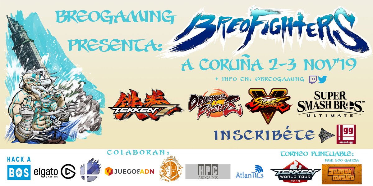 La batalla está servida!!!
#BreoFighter os espera!!
#StreetFighter 
#SmashBrosUltimate 
#Tekken7 
#dragonballfighterz