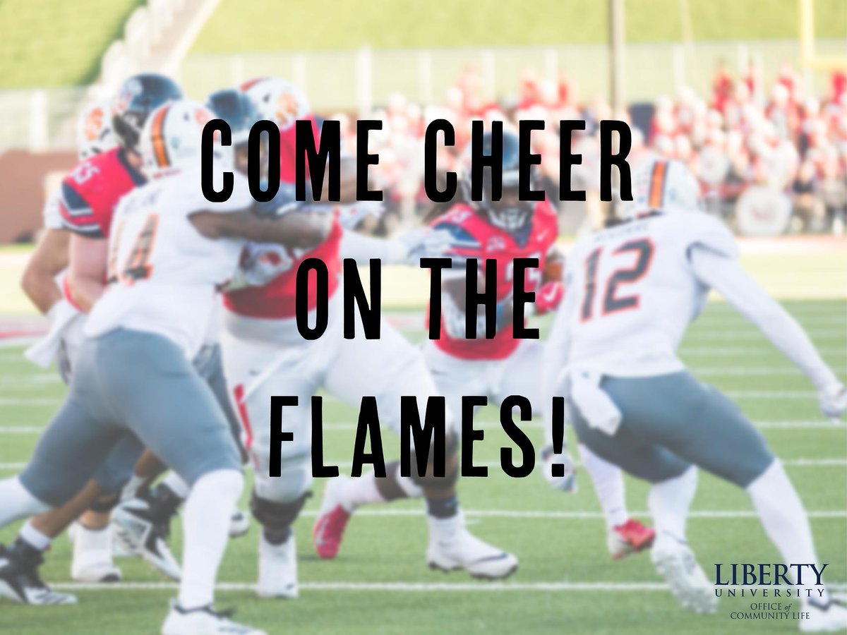 #FlamesFootballSaturday #GoFlames #CollegeFootball #WeekendPrep #PollQuestion #Saturday #LUCommunity #LibertyUniversity