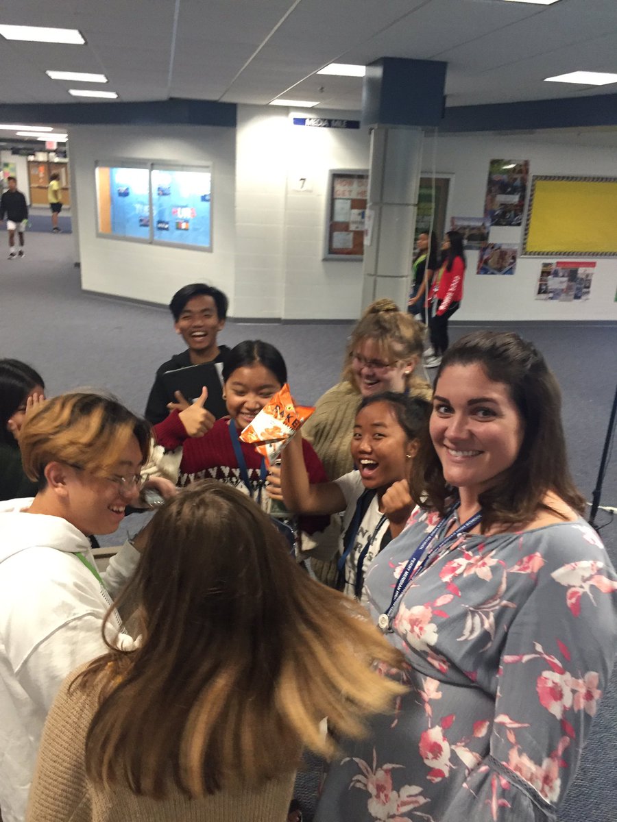 LBuesking's tweet photo. #APblitz for Mrs. Brennanβs class! All Falcons weβre wearing their lanyards and hard at work! #falconsALLin @PMHSStuVo https://t.co/DZONs5rG2B
