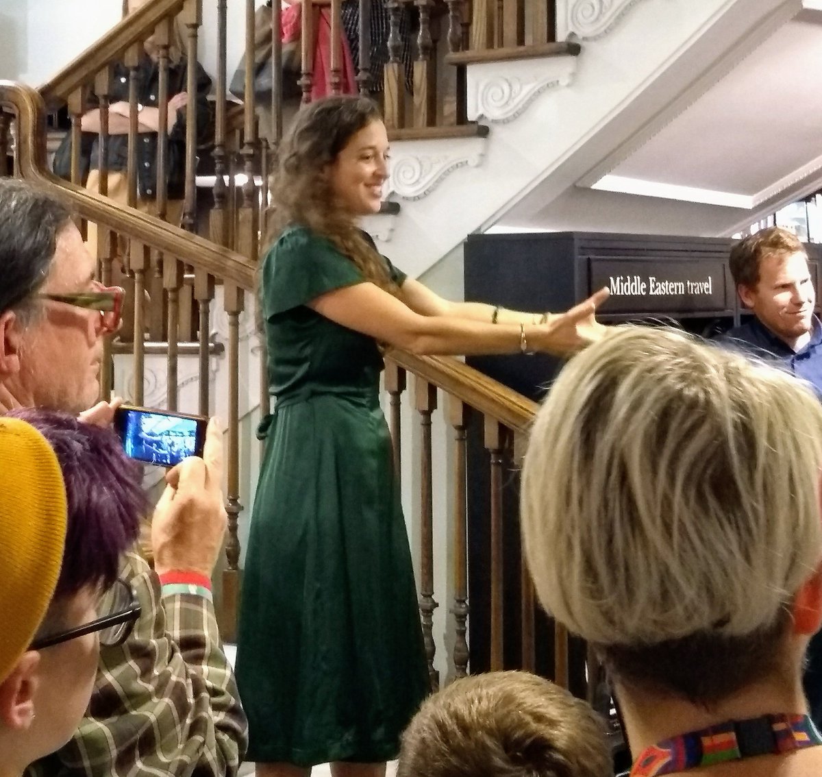 bencarterco's tweet photo. Loving @DrEmilyGrossman 's book launch @Hatchards on Piccadilly. We're currently doing #science on tickling...
#BrainFizzingFacts https://t.co/zX9RtyioWV