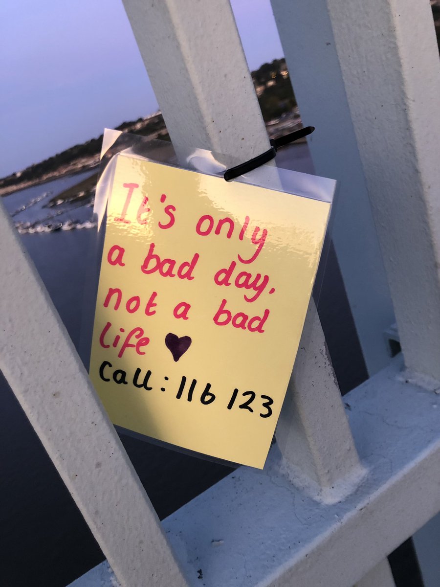 laceyfuller_'s tweet photo. In light of recent suicide awareness month, Me, my sisters &amp; our friends have visited a notorious location (The M2 Motorway bridge) &amp; placed positive notes in hope if someone is in that situation it will change their mind. Let’s all fill up the bridge!❤️ #suicideawarenessmonth https://t.co/5K1ZhlfYxf