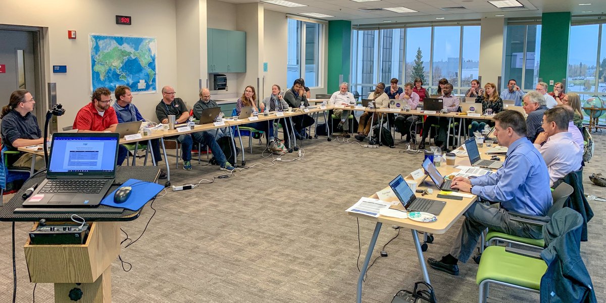 SARevangelist's tweet photo. This week, we at @Ak_Satellite are hosting our User Working Group at @uafairbanks. This group of renowned scientists is helping plan future #ASF activities. @awscloud #Sentinel1 #NISAR #CARD4L ... exciting 2.5 days.
@NASAEarthData @ESA_EO @EO_OPEN_SCIENCE 

#GoldenAgeOfSAR https://t.co/y4i7DC6ULM
