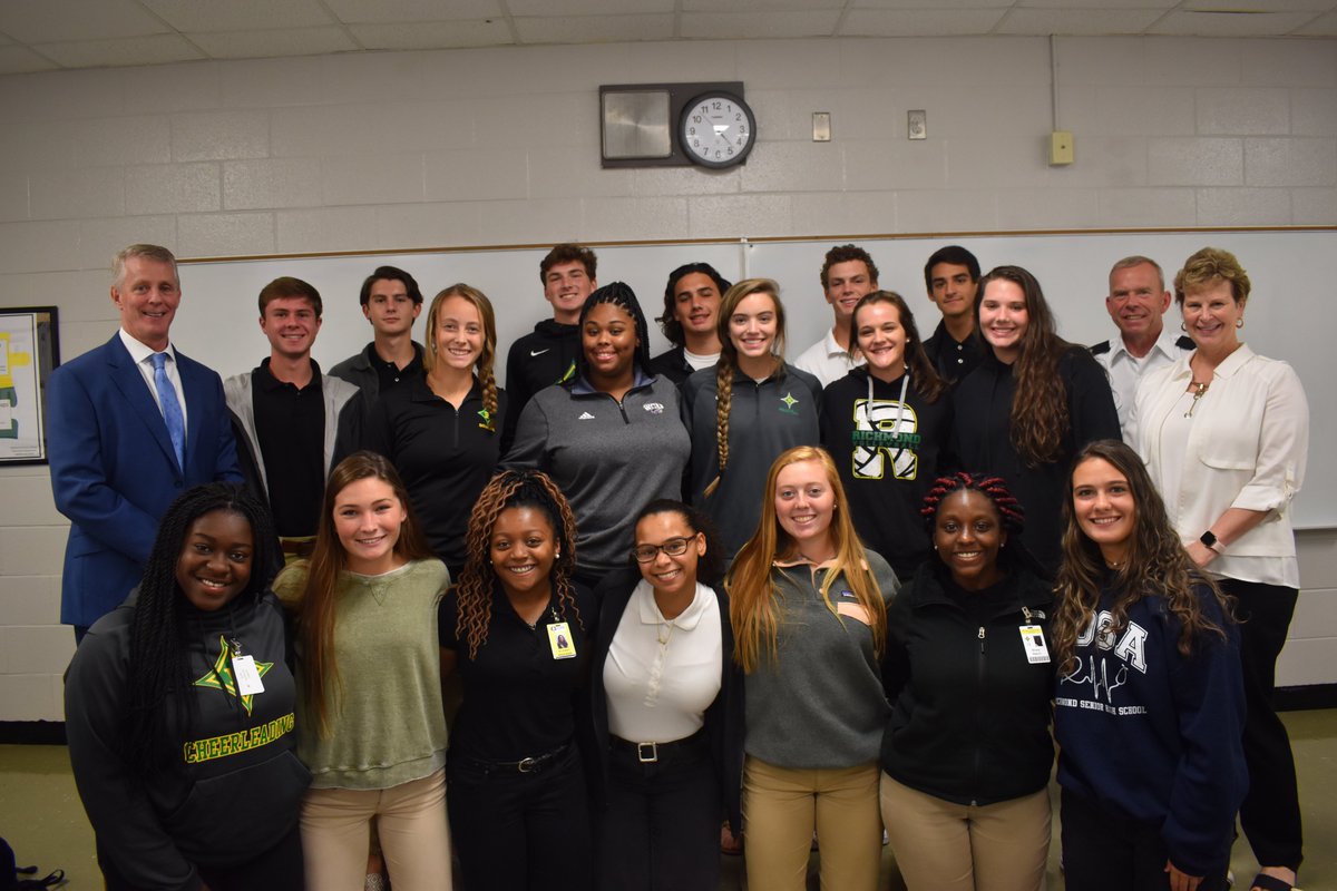 We had an awesome time meeting with the Richmond Senior High School Senate this afternoon! #teamRCS #bettertogether