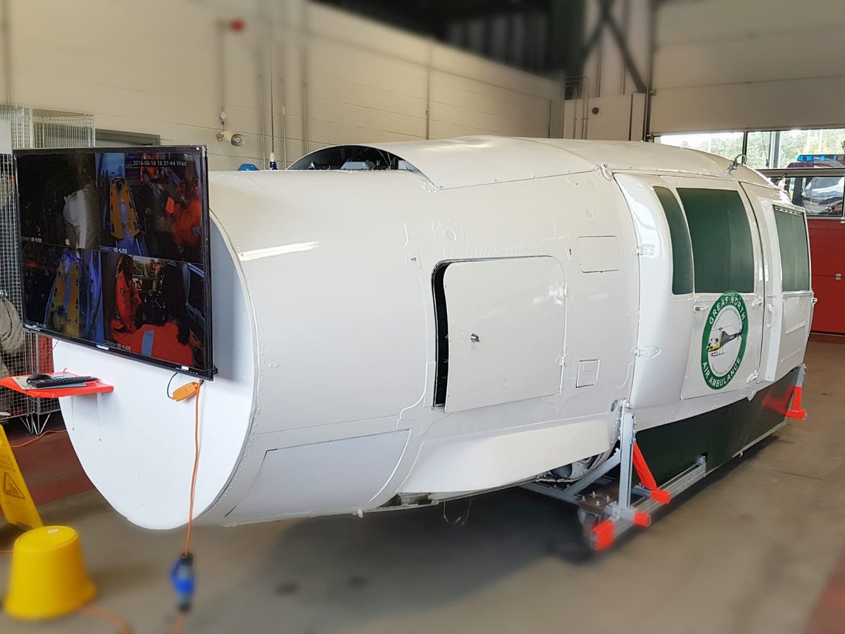 phemcc's tweet photo. Day 8 of the PHEM Crew Course we have been using our new air simbulance to demonstrate the practicalities of aeromedical transfer. We have also simulated ambulance transfers with the help of the North East Ambulance Service. Amazing work by Paul Burnage and Steve Miles. https://t.co/Jwt2DHOx3W