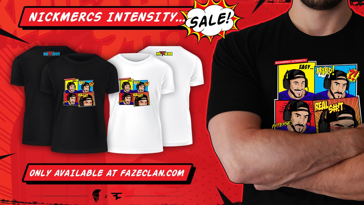 Nickmercs merch cheap