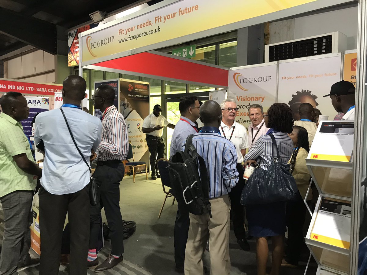 FCExports's tweet photo. Excellent first two days @ProPakWAfrica with @KodakPrint meeting customers and key prospects #fcgroup https://t.co/z6RWwhI3nD