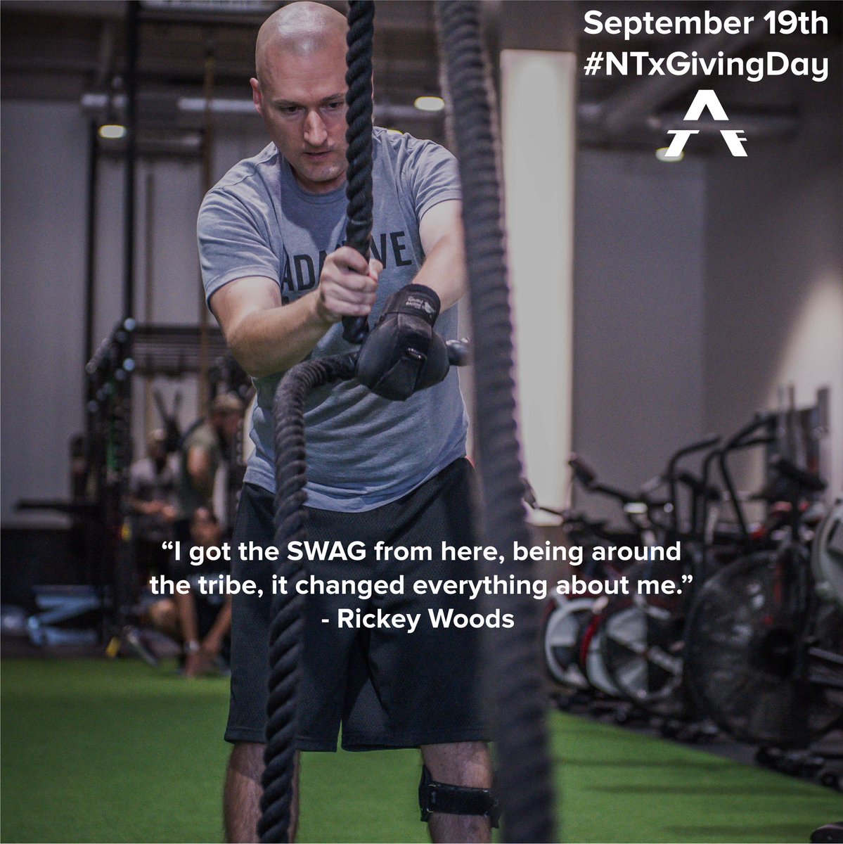 ATF_Tribe's tweet photo. You never know what might put a little pep in your step. Turns out, surrounding yourself with people that will challenge, support, and hold you accountable is a great place to start. #NTxGivingDay #ATF13RICKEY

https://t.co/naHJ3YQdtL https://t.co/GMp0Duxd4V