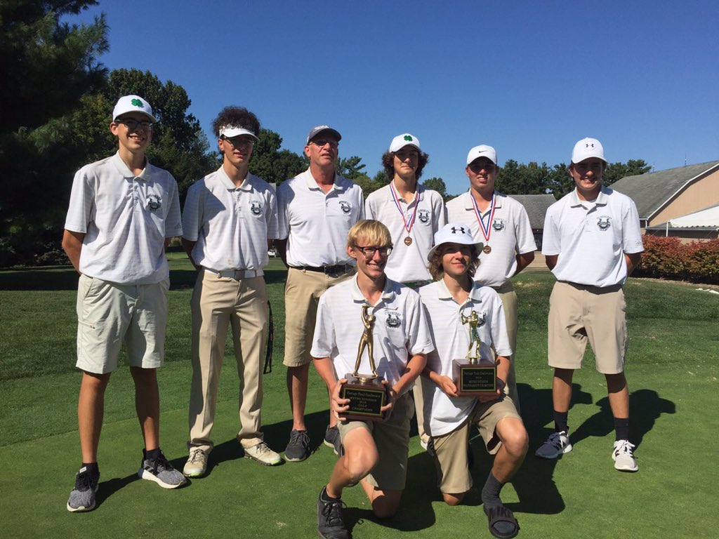 CloverleafLocal's tweet photo. The Cloverleaf High School boys golf team won the PTC conference championship today! It’s the first league championship in boys golf since 1983 and the fourth in school history. Congratulations! #cloverleaf #cloverleafpride #ohsaaboysgolf https://t.co/16br40R41g