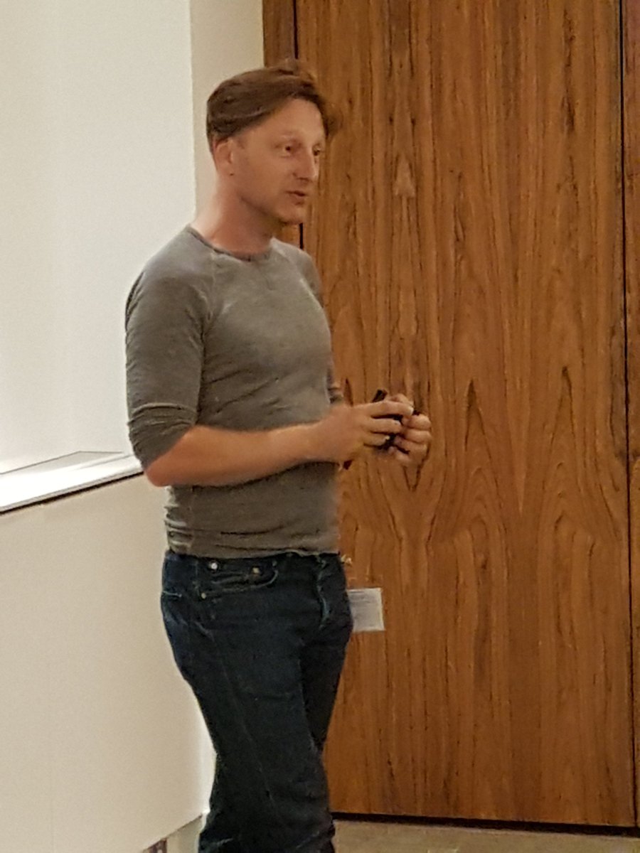 Rob_Briner's tweet photo. Craig Tindall discussing how NOT mentioning Evidence-Based HR when working with clients might be more effective as the language may put off some organizations. #EBHRF https://t.co/FG8QG55D4h