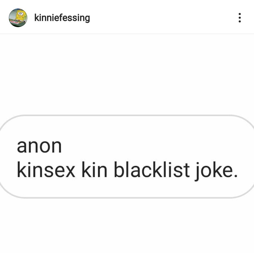 BLACKLIST KINSTAGRAM🔪 (@kin_blacklist)  X