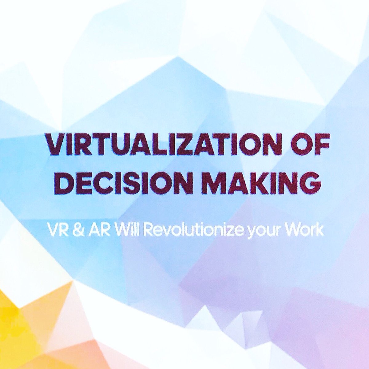 arrowstreet_air's tweet photo. What aspects of our workflow can the virtual environment bring to light and which will help us make better decisions? Brooks Clemens Marketing ROI &amp; Applied Research @adidas spoke compellingly on his endeavors in virtual design environments at #ewts2019 #virtualdesign #VR https://t.co/tRI68ntaIJ