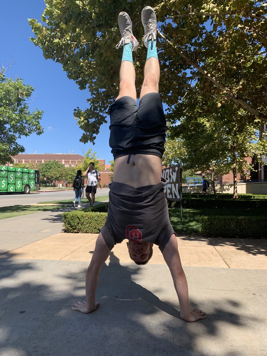 JordanCraigPR's tweet photo. “To me, school spirit means supporting the university. They do a ton for me, and I love being able to give it back.” - Junior OU Cheerleader Brett Rake #GaylordSocial https://t.co/c6gdsV8hv9