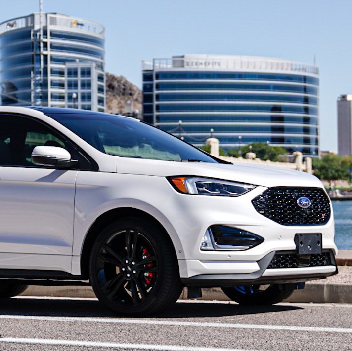 Get into the first SUV from the Ford Performance Team at San Tan Ford! The 2019 Edge ST. A thrilling ride with the brains to match. #WeAreSanTanFord