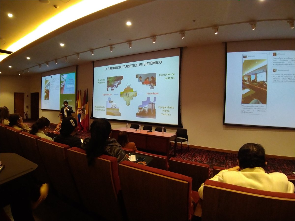 anitalesmes's tweet photo. Inicia la tarde con turismo sostenible, creación de valor compartido y economía naranja con Juan Rodríguez #CongresoHoteleria2019 #FAETH #UExternado https://t.co/69a9xItOWh