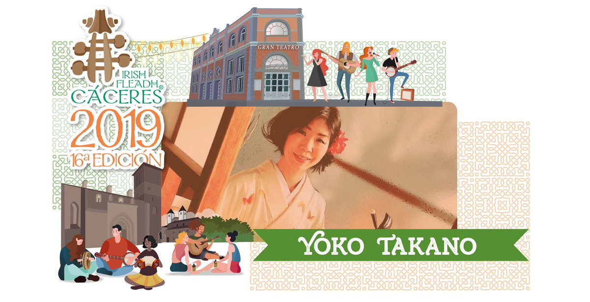 IrishFleadh's tweet photo. Yoko Takano se considera una “cantante viajera” que difunde en forma de canciones las liturgias aprendidas por todo el mundo.

ℹ️https://t.co/J1KQt7oQVZ
🇯🇵@yoko_singer
📹https://t.co/EaWe5di2Zp
➡️https://t.co/bvKZWQ6H3n

#CáceresIrishFleadh19 https://t.co/t03p6zEzuO