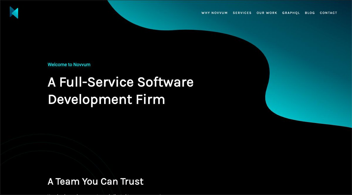 Check out our brand new site that we created using <a href="/gastbyjs/">gastby 🤗</a> themes. We'll post a blog about how built it soon!  🙌 novvum.io
