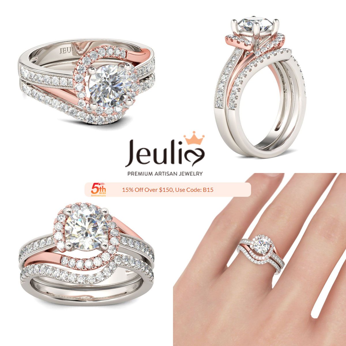 CouponCutCode's tweet photo. #jeulia gives 15% Off On Order Over $150 Plus Free Shipping | 5th Anniversary Sale 2019! Free Jeulia Watch for Top 10 Customers
#genuine #necklace #sparkling #silver #sterling #jewelry #earrings
Get Coupon: https://t.co/S8T06eSr1w https://t.co/YRp1t7izxY