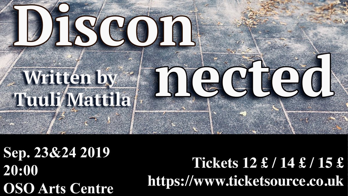 Ever felt you don't understand your sibling? We have a play about that! DISCONNECTED next week!
