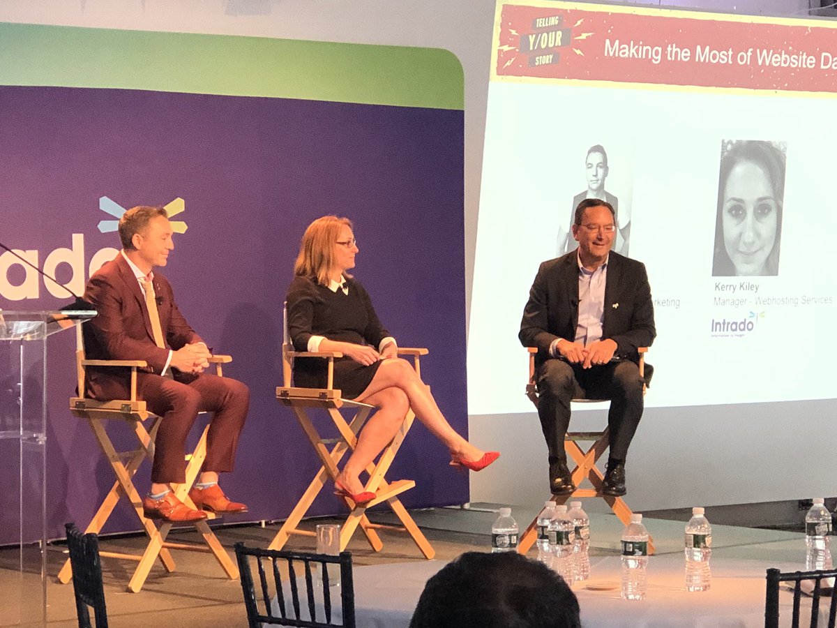 sheisadesigner's tweet photo. @IntradoDigital @INXPO #IntradoSummit - A talk about website data value with @9thCO - one of our fav partners! https://t.co/jYVgGNDRes