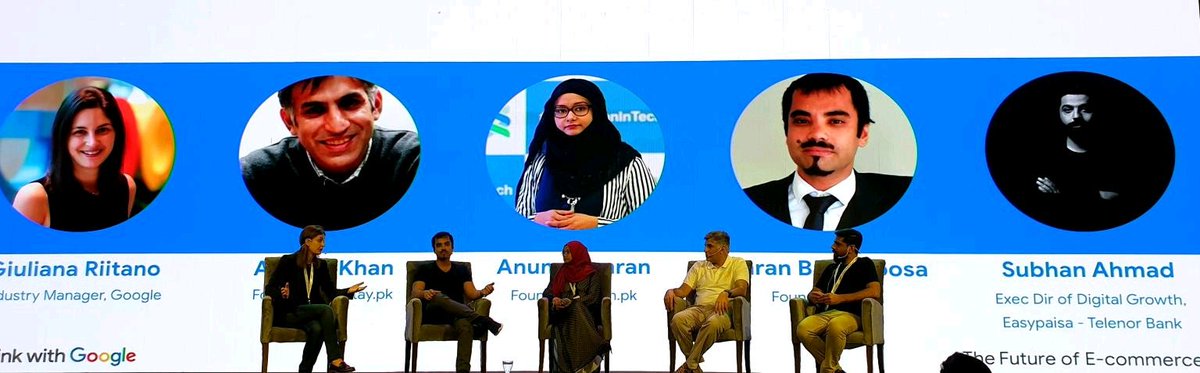 AnumKamran90's tweet photo. #FurureOfECommerce in #Pakistan #panelDiscussion at #thinkwithgoogle #GoogleForEcommerce #EcommerceUnboxed #GoogleShopping https://t.co/HLzRu0AmVs