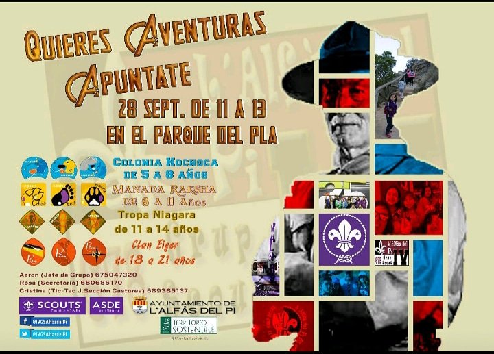 IVGSAlfasdelPi's tweet photo. Os esperamos a tod@s
El día 28 de Sept.
@IVGSAlfasdelPi @scovalen @cijalfas @LAlfasES https://t.co/eytBrRd3iH