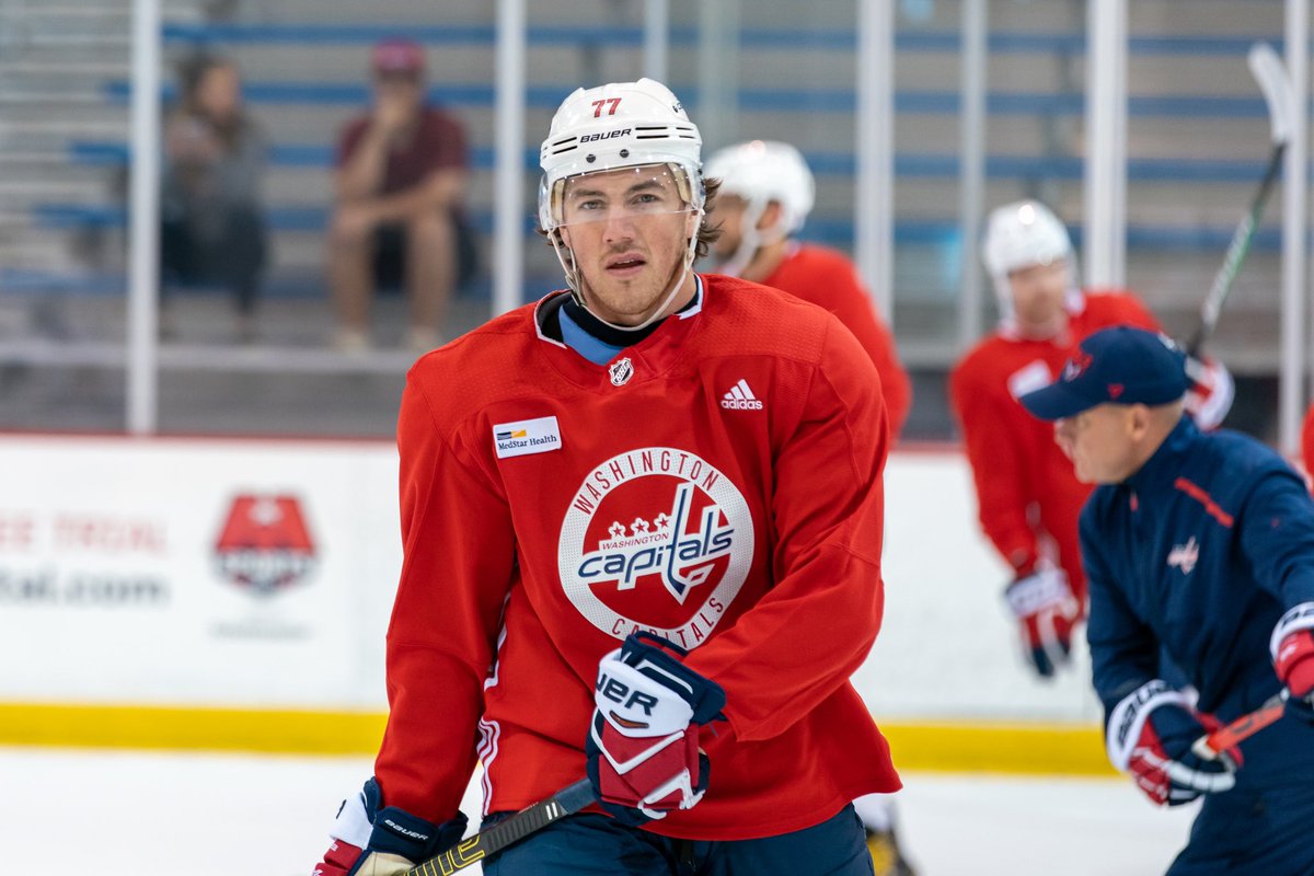 Capitals's tweet photo. More varsity squad making their preseason debut tonight #CapsBlues https://t.co/OK6HdklaV5