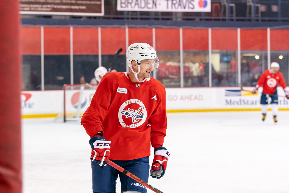 Capitals's tweet photo. More varsity squad making their preseason debut tonight #CapsBlues https://t.co/OK6HdklaV5