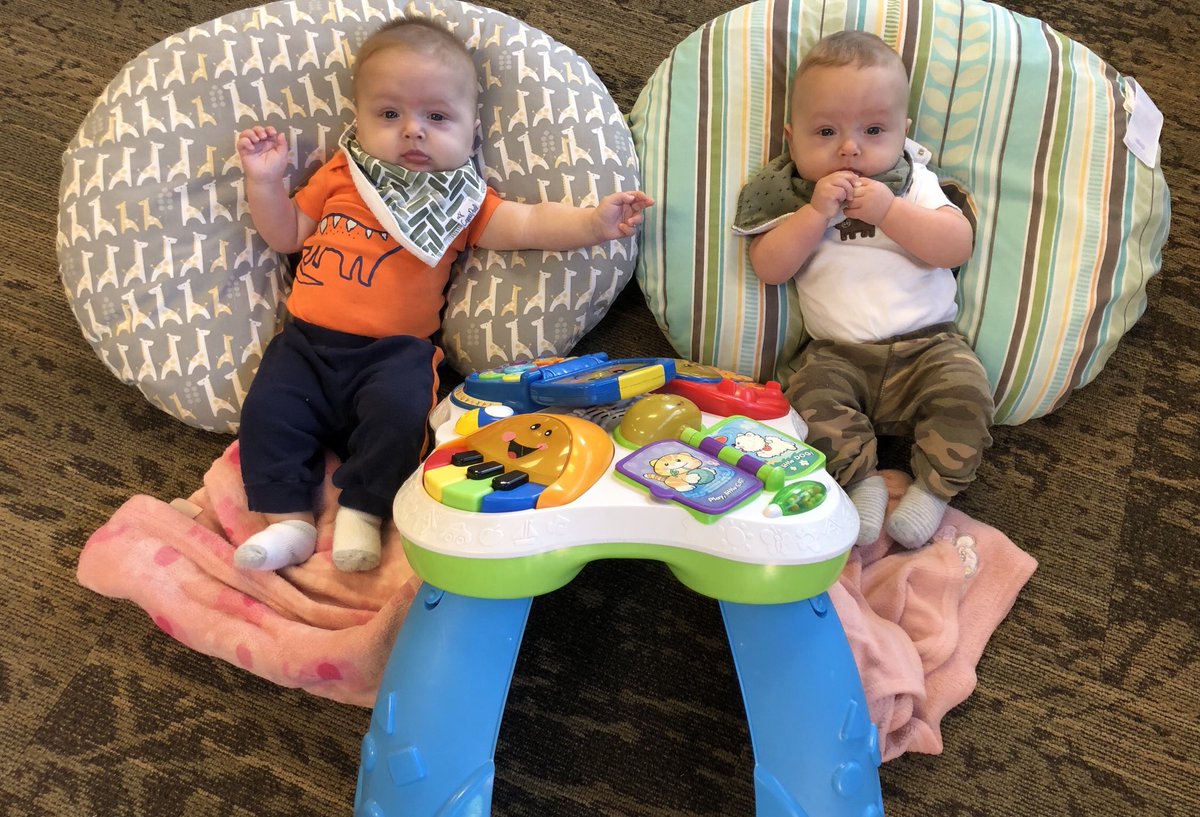 CPCF_Crystal's tweet photo. Is anyone else seeing doubles?! 🤗👶🏻👶🏻😎 #CourtsPlus #ChildWatch #TwinBoys #DoubleTheLove https://t.co/wm6YLFP7jl